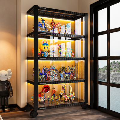 当天发货！四面高透加厚展示柜