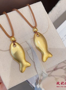 小鱼纯银项链女时尚轻奢高级感