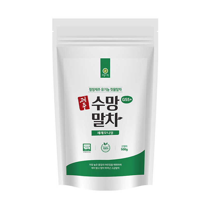 [爱德专属]韩国直邮水望茶园济州G55礼宾等级招牌抹茶粉100g