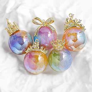 深海美人鱼配件 渐变金箔 海蒂人鱼姬大地雷城堡星星 人鱼敦煌