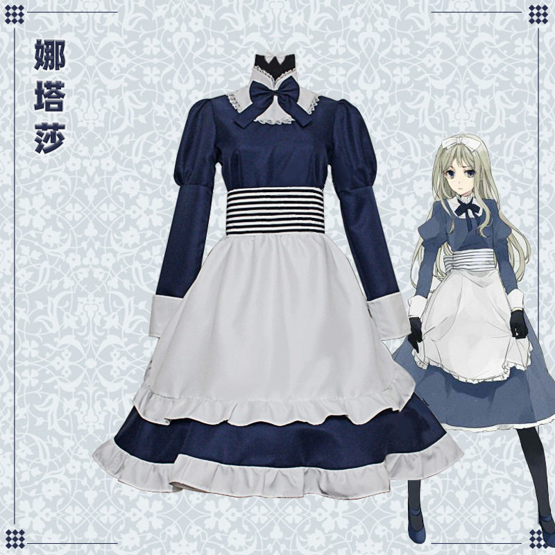 APH黑塔利亚国拟人白俄罗斯娜塔莎女仆装cosplay洛丽塔衣服可爱