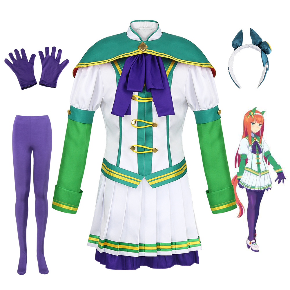 赛马娘无声铃鹿制服全套cosplay服装动漫游戏表演服