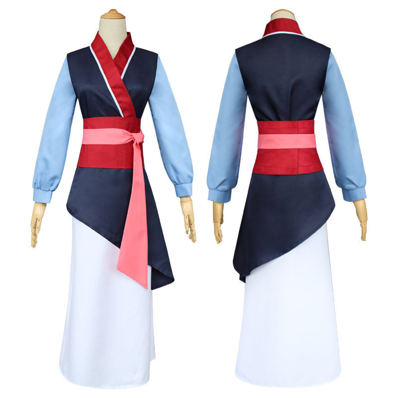 花木兰cos服万圣节卡通汉服演出服套装cospaly动漫服装
