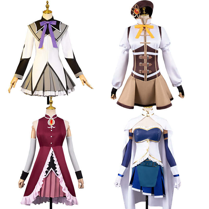 魔法少女小圆cos晓美焰美树沙耶加佐仓杏子巴麻美cosplay女装