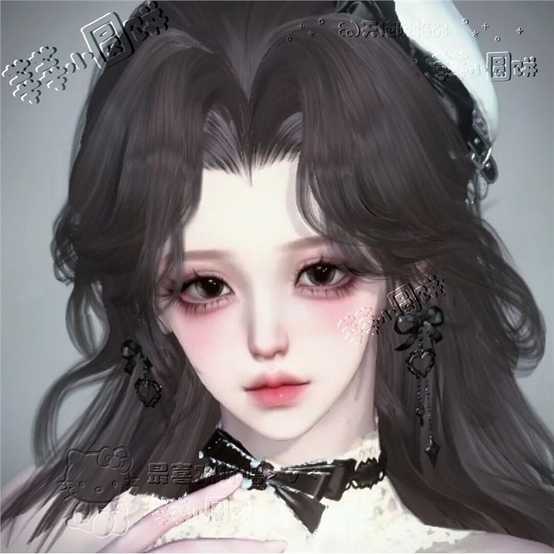 千金感 莘莘小圆饼 逆水寒手游捏脸全职业女通用 原版