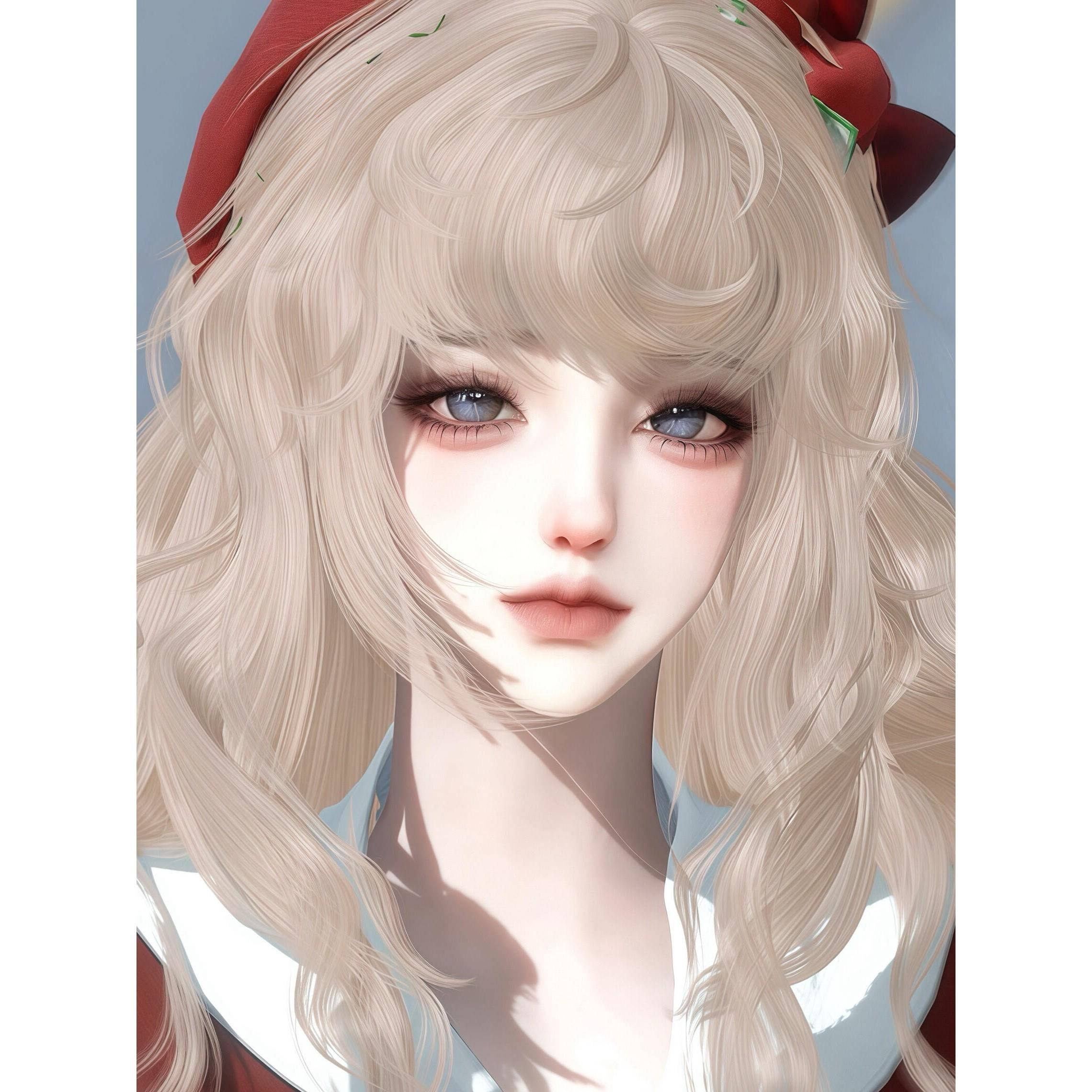 口吃猫 芙芙 逆水寒手游捏脸女通用 原版