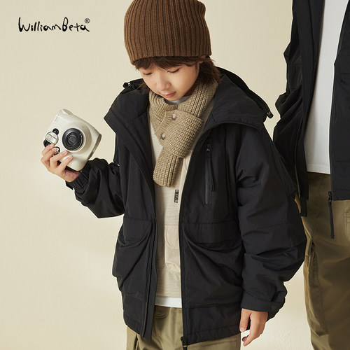 williambeta旗舰店多袋工装棉服