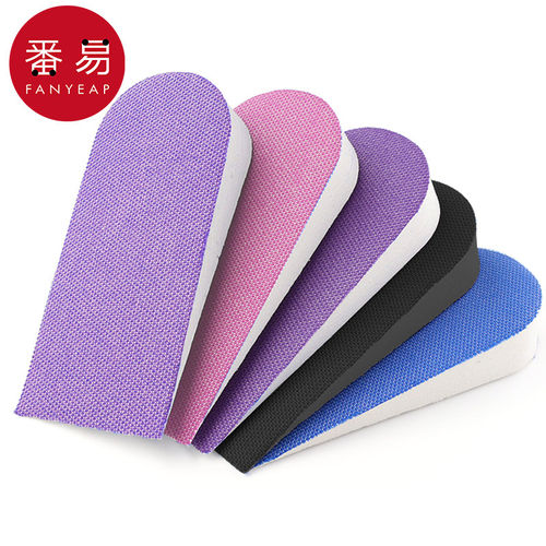 鞋垫/增高E1pn001-番易内增高加厚隐形半垫泡沫透气吸汗舒适垫