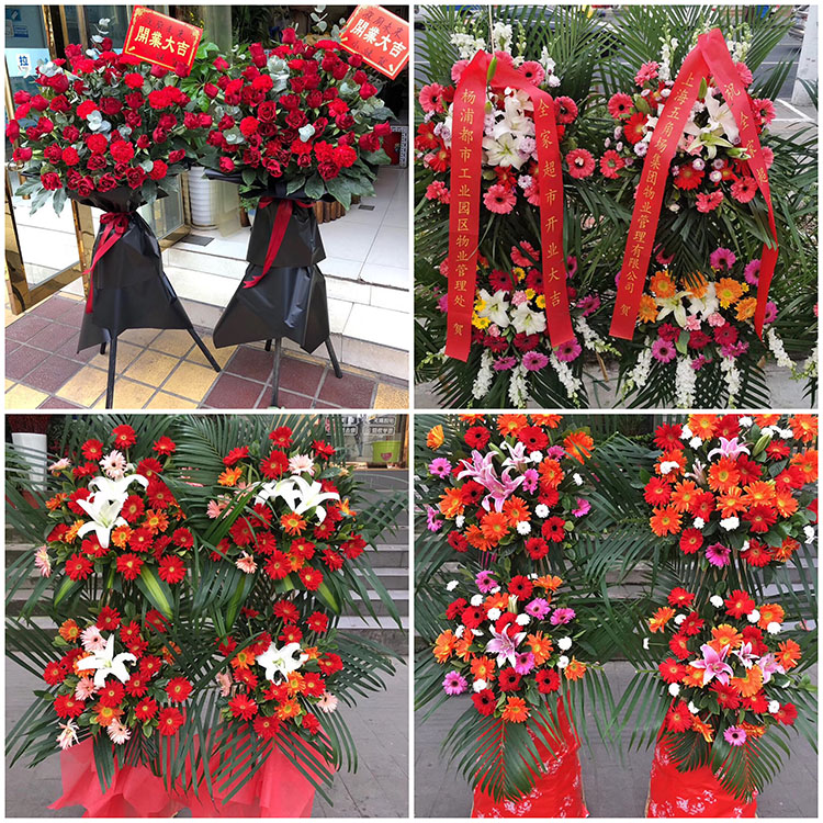 开业花蓝乔迁庆典送人开张鲜花盐城市大丰区盐都区亭湖区同城配送