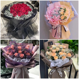 北京市海淀区中关村海淀青龙桥同城配送女友礼物玫瑰花束鲜花速递