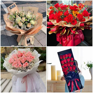 阜阳太和阜南颍上县界首市同城鲜花速递情人节玫瑰花束生日配送店