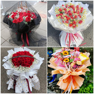 青岛即墨区胶州市平度市莱西市同城配送女友礼物玫瑰花束鲜花速递