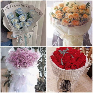 泉州市鲤城丰泽区洛江泉港区同城配送女友红玫瑰花束生日鲜花速递