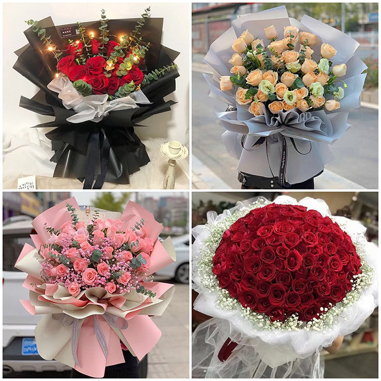 信阳市潢川县淮滨县息县同城鲜花速递情人节红玫瑰花束送女友老婆