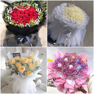 合肥市包河区长丰县肥东县同城送女友玫瑰花束情人节生日鲜花速递