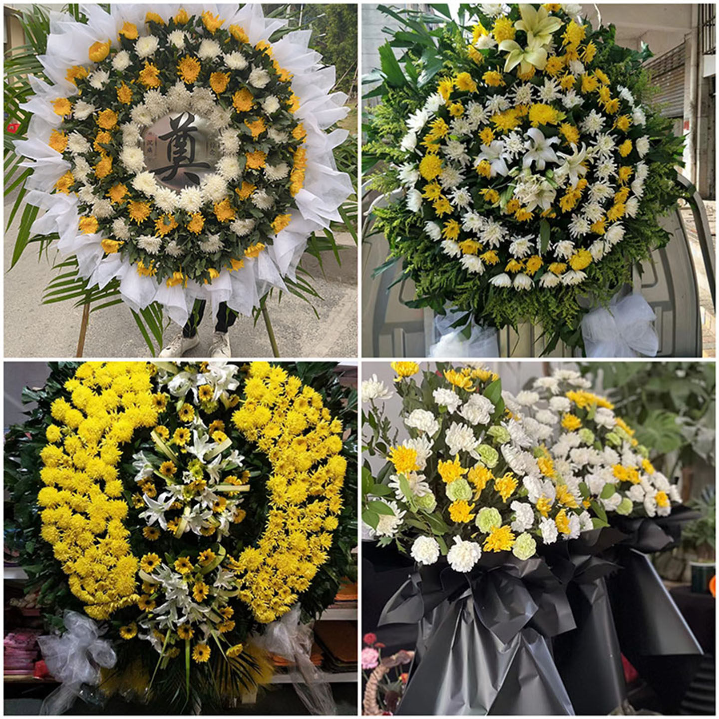 唐山鲜花白事丧事花圈祭奠殡仪馆花蓝路北区路南区古冶区同城代送