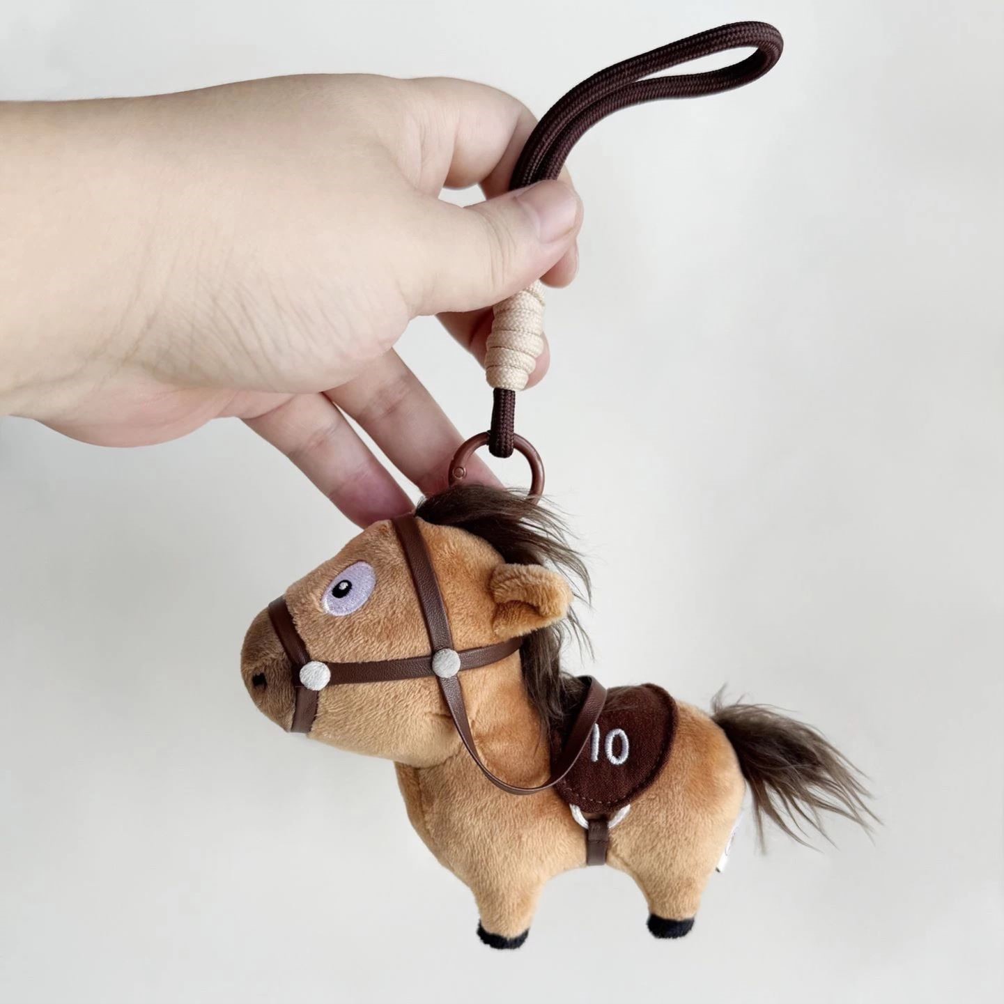 2026马年吉祥物公仔挂件毛绒玩具生肖小马包挂可爱马玩偶生日礼物