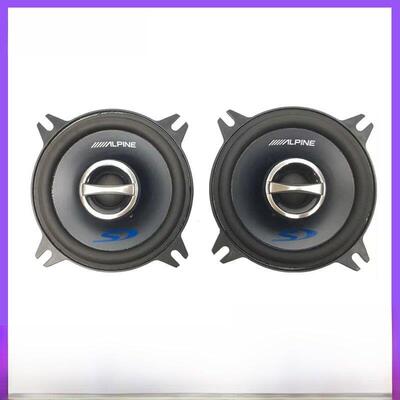 阿尔派SPS-410车载4寸喇叭扬声器汽车音响改装同轴喇叭