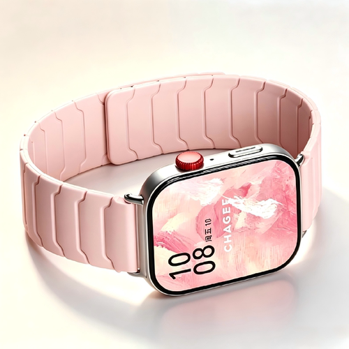 肩带适用华为fit5磁吸硅胶表带