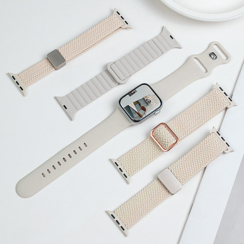 匠戴适用iwatch星光色系列表带