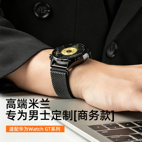 匠戴适用华为gt6高端商务款米兰
