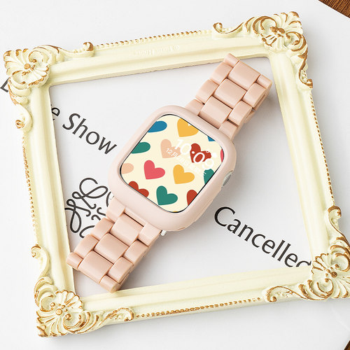 匠戴适用iWatch树脂可爱表带