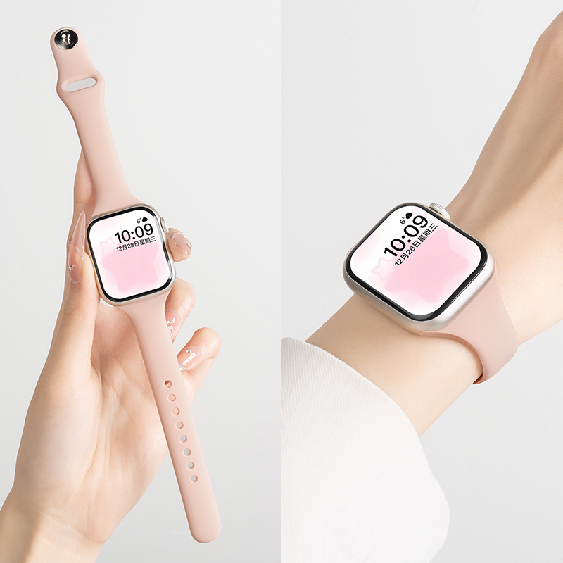 匠戴适用iwatch小蛮腰硅胶表带