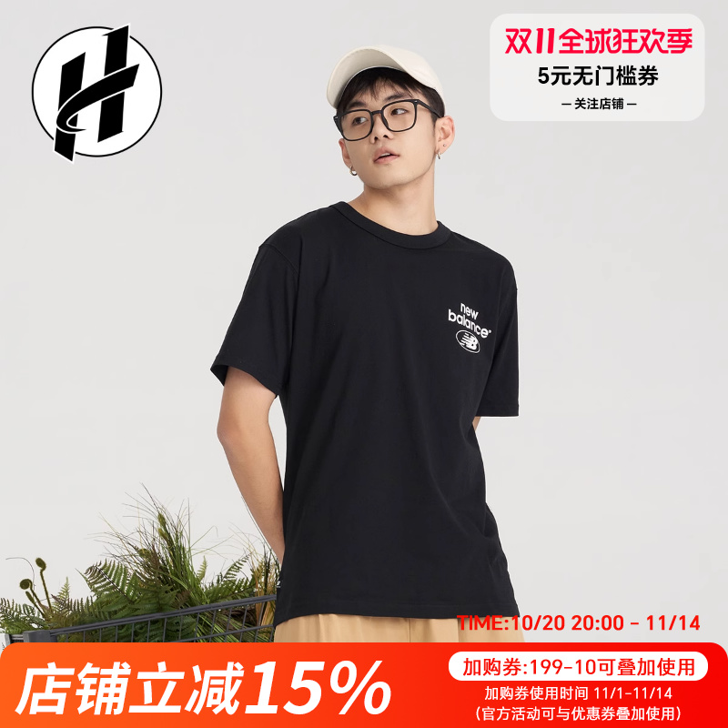 NB短袖男女舒适百搭t恤