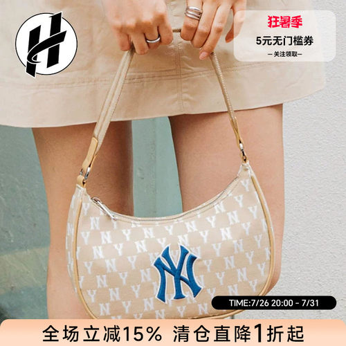 MLB单肩包圣诞腋下包男女同款