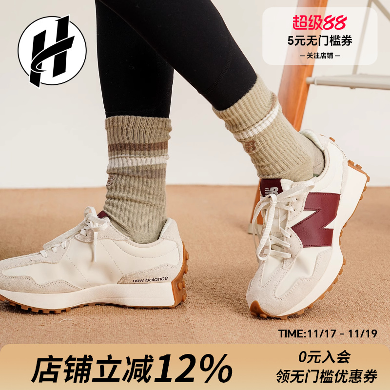 NB327复古跑鞋增高运动休闲鞋