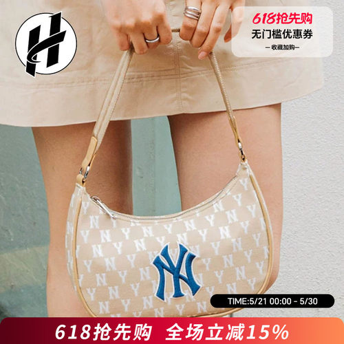 MLB单肩包圣诞腋下包男女同款