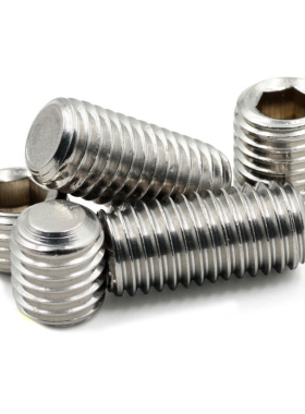 鸡米螺丝M3M4M5M6 201不锈钢GB77平端机米螺丝紧定螺钉*6x8x10x12