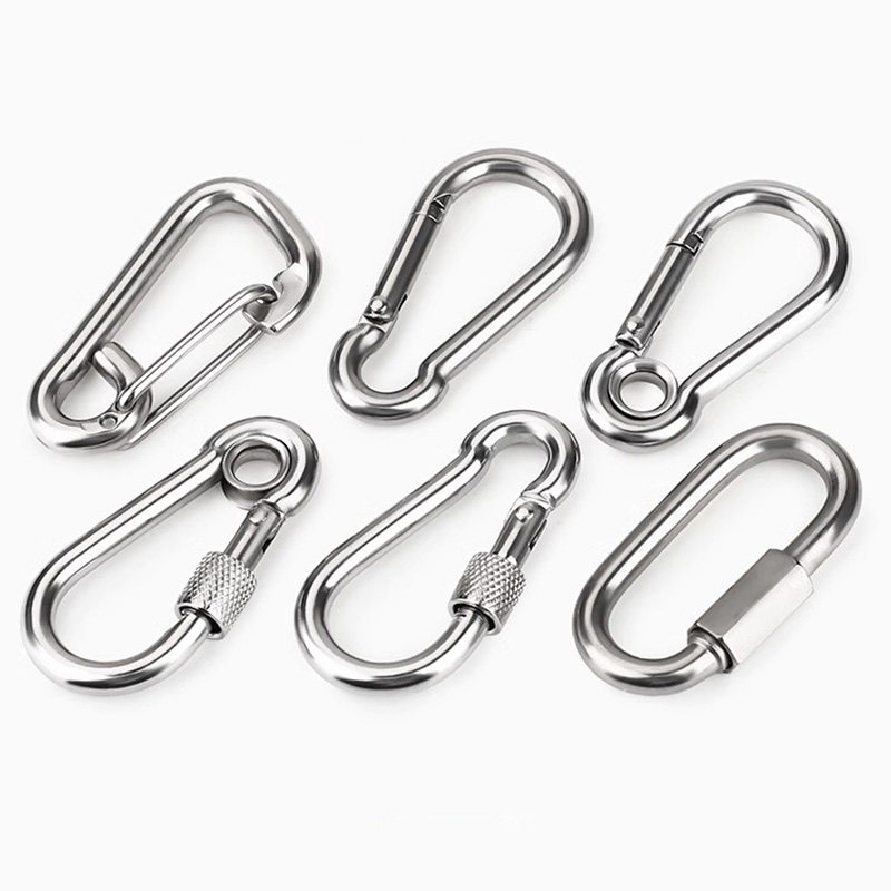 304不锈钢弹簧扣登山扣螺母弹簧带圈扣狗链扣保险扣钥匙扣葫芦扣,五金/工具,组合件和连接副,淘宝优惠券,粉丝福利购,淘宝优惠卷