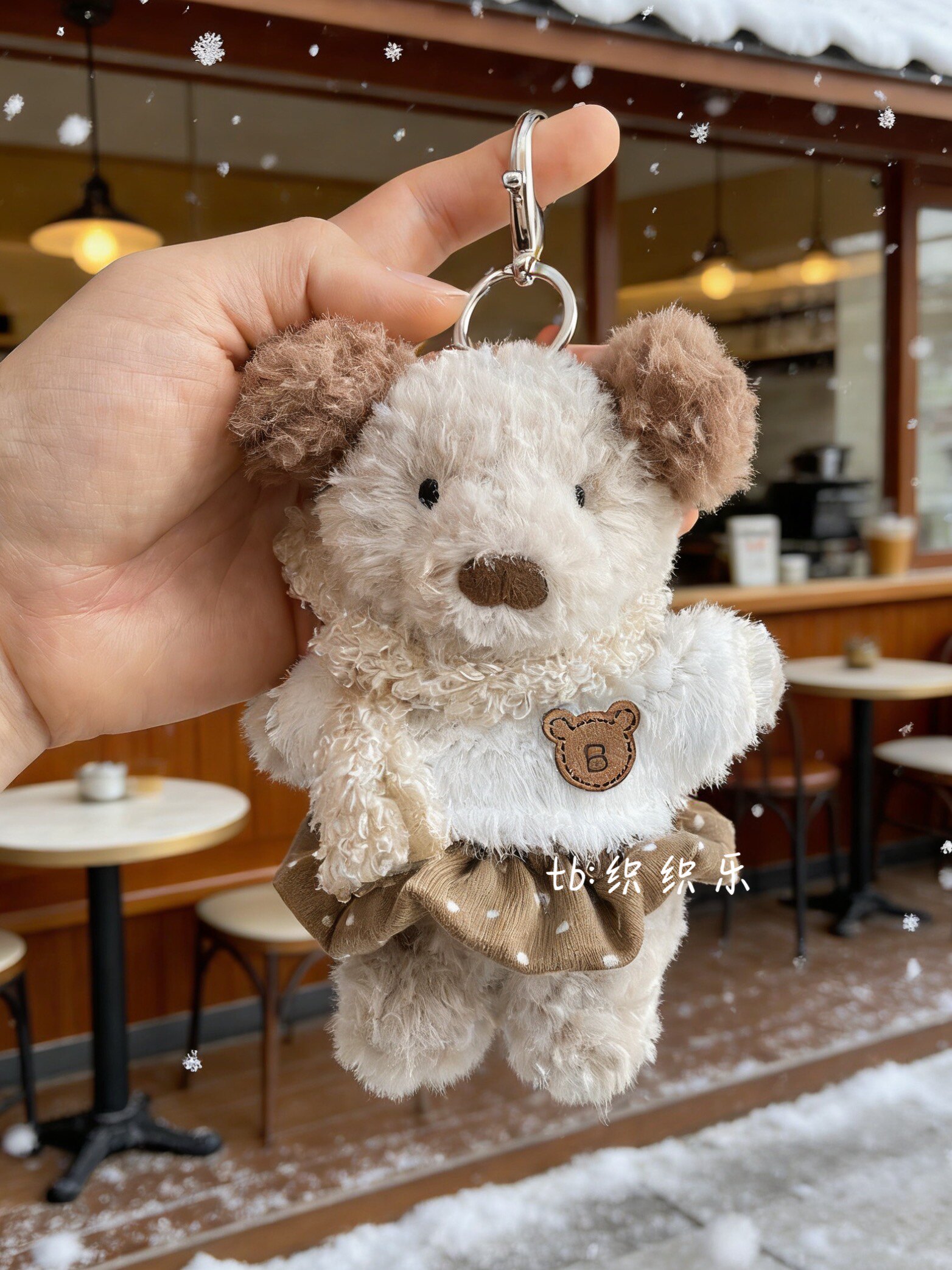 jellycat圣诞挂件小狗毛衣可爱送朋友节日礼物玩偶衣服钥匙扣娃衣