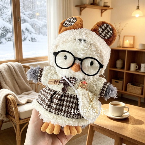 jellycat企鹅秋冬娃衣连衣裙