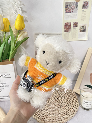 jellycat18cm小羊玩偶毛衣little系列服装衣服相机套装全国包邮