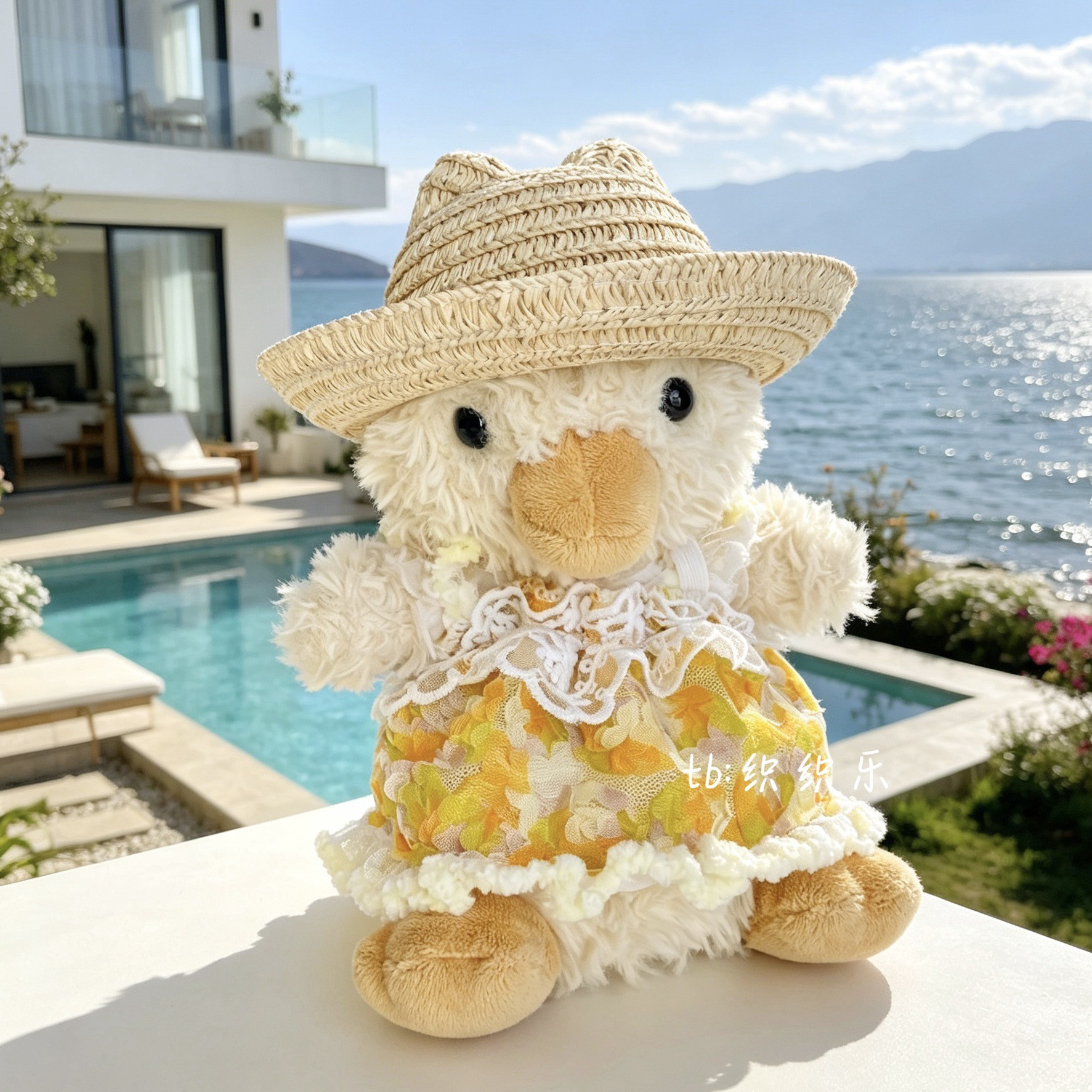jellycat甜美鸭兔娃衣连衣裙旅游度假风纱裙yummy系列送朋友礼物图片