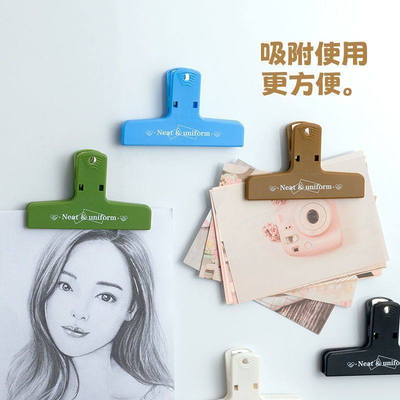 复古塑料夹子磁吸照片夹