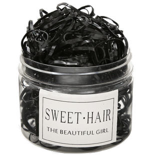 橡皮筋女扎头发加粗加厚发圈儿童一次性强拉不断高弹力耐用头绳