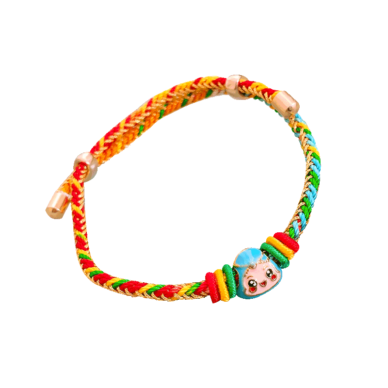 手工编织端午节五彩绳