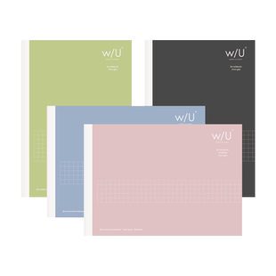 逻辑旗舰店Logical w/U系列B6方格笔记本学生横翻办公随身日记事本初高中生错题本子nakabayashi仲林出品