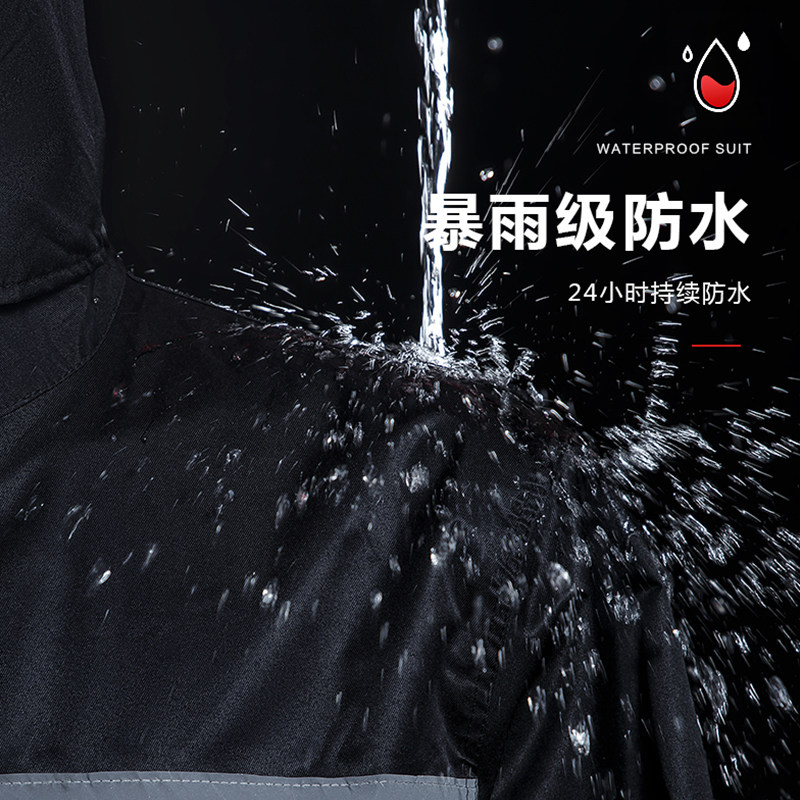 现货雨衣雨裤套装男性防水长款全身电动车连体分体骑行防暴雨外卖