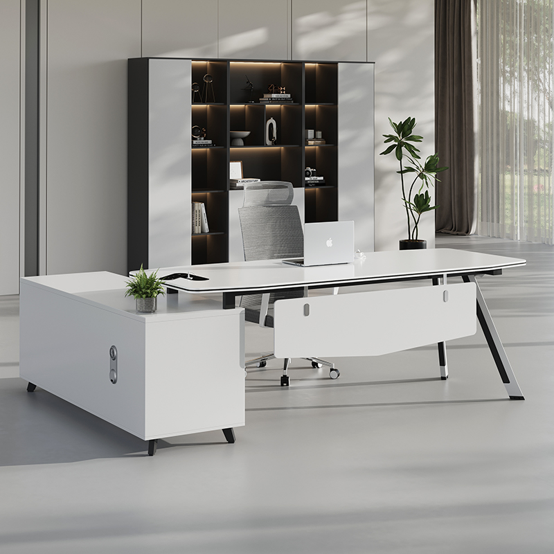 老板桌办公桌椅组合轻奢简约现代单人办公桌子大气班台主管经理桌