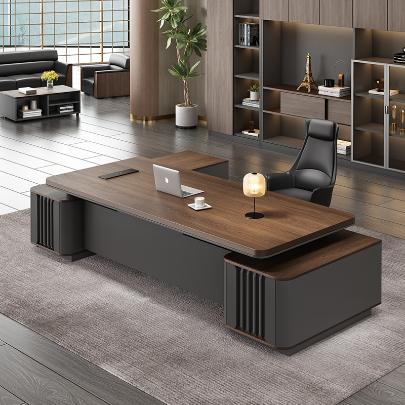 轻奢老板桌办公简约现代总裁