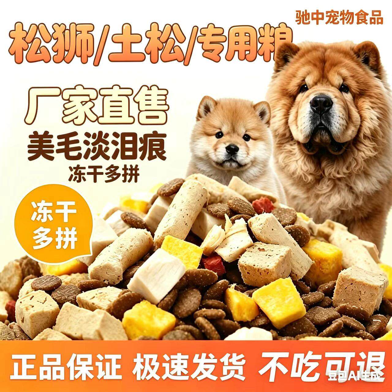 松狮犬专用狗粮10斤40斤装营养怀孕期哺乳期幼犬成犬全阶大小通用