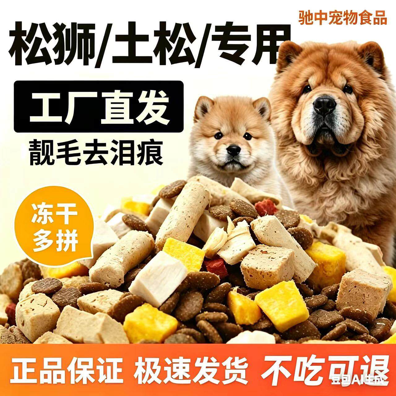 松狮犬专用狗粮10斤40斤装营养均衡配方幼犬成犬全阶段通用满月后