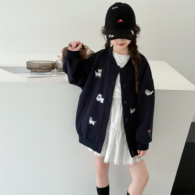女童休闲上衣外套外出服女孩潮酷帅气女生百搭服饰秋季新款潮宝