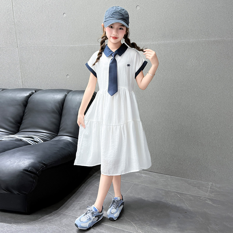 童装夏女童连衣裙中大童休闲儿童穿搭8-9-10岁小清新新款潮装韩版