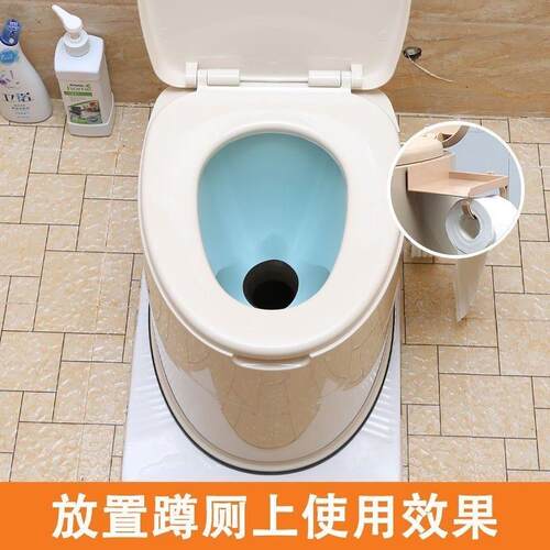 一体式移动马桶孕妇坐便器室内防臭便盆老人免安装马桶坐便凳厕所