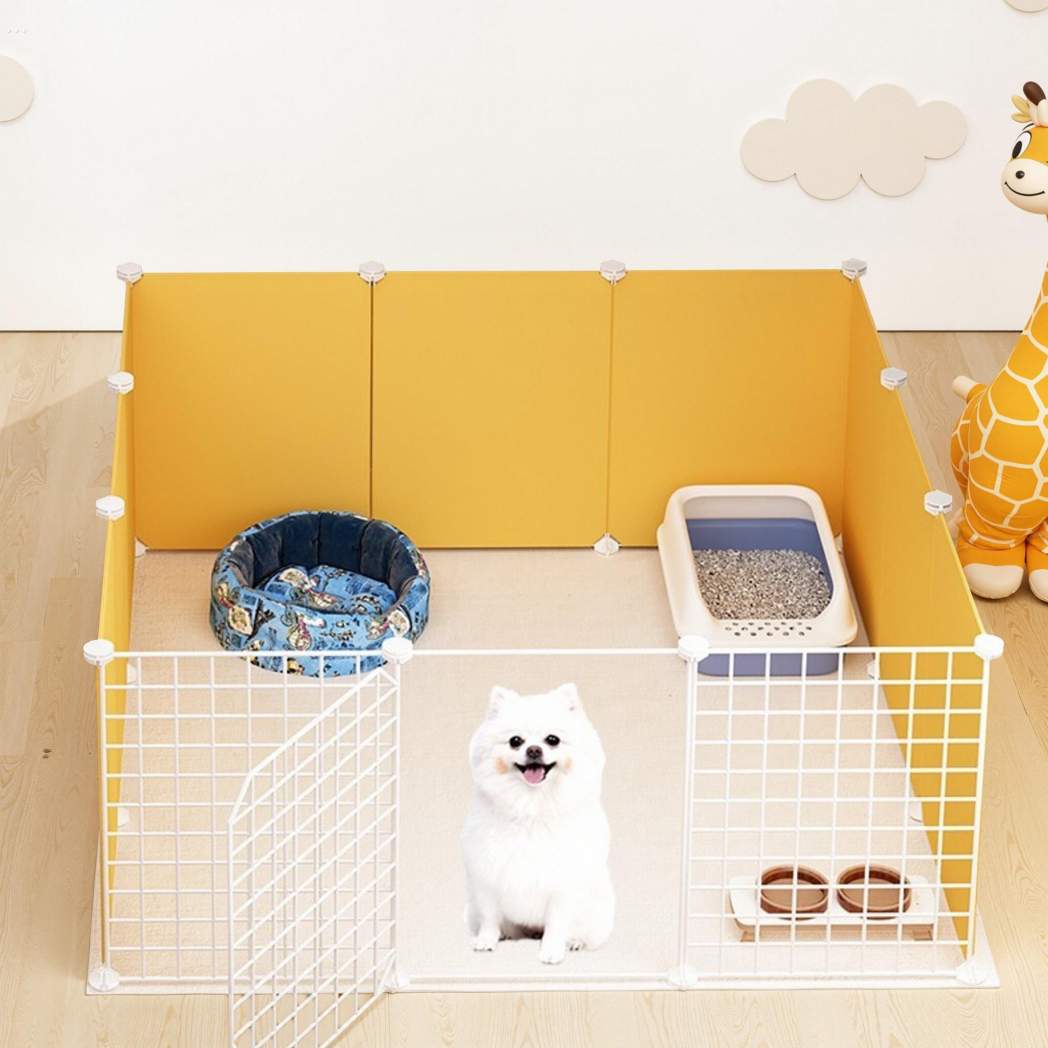 猫围栏猫笼子家用室内超大自由空间宠物猫咪幼猫小型隔离栅栏空笼